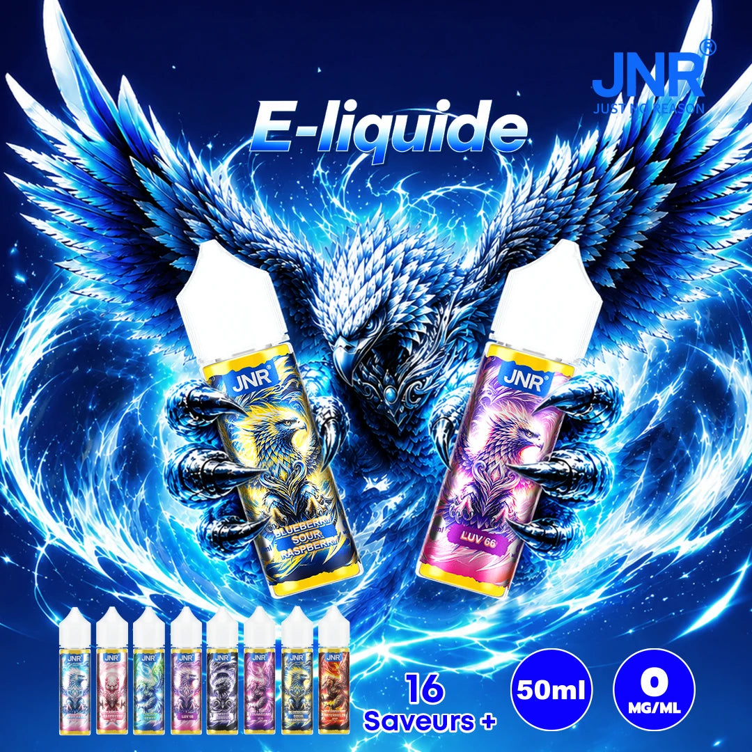 JNR E-liquide 50 ml 0 mg