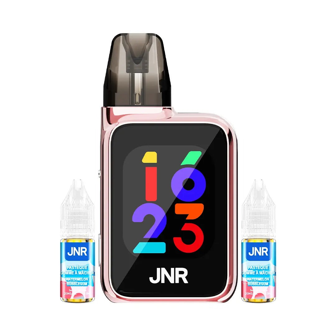 JNR i623 POD KIT Batterie rechargeable + 2 e-liquides