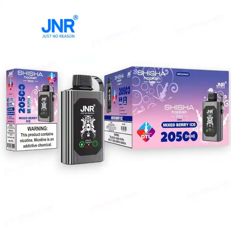 jnr shisha hookah box 20500 puff de vape jetable (12) jnr shisha hookah box 20500 puff de vape jetable (12)
