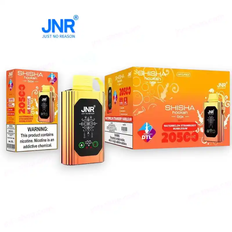 jnr shisha hookah box 20500 puff de vape jetable (4) jnr shisha hookah box 20500 puff de vape jetable (4)