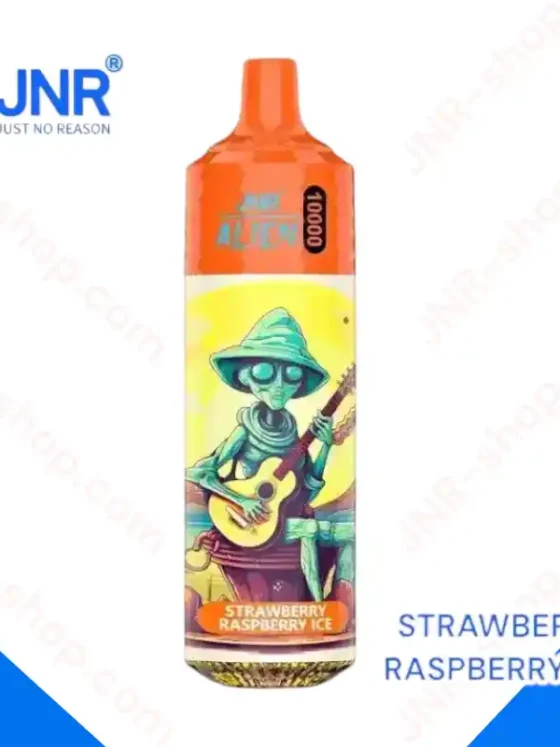 JNR Alien 10000 Puff Ice Strawberry Raspberry