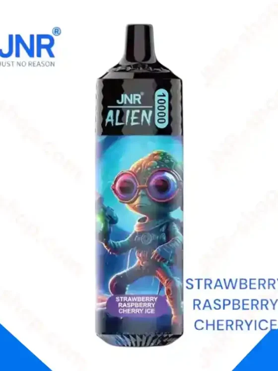 JNR Alien 10000 Puff Glace Fraise Framboise Cerise