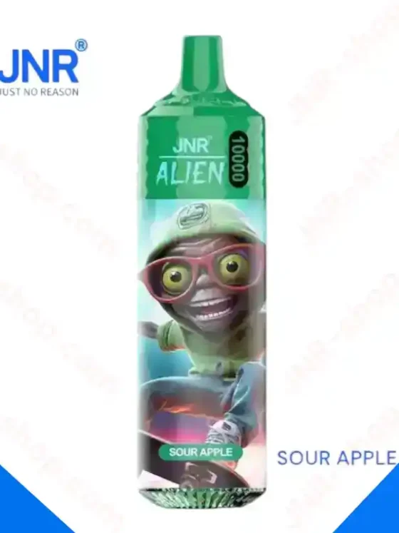 JNR Alien 10000 Puff Pomme Acidulée