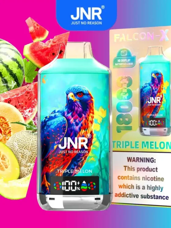JNR Falcon X 18000 puff Triple Melon