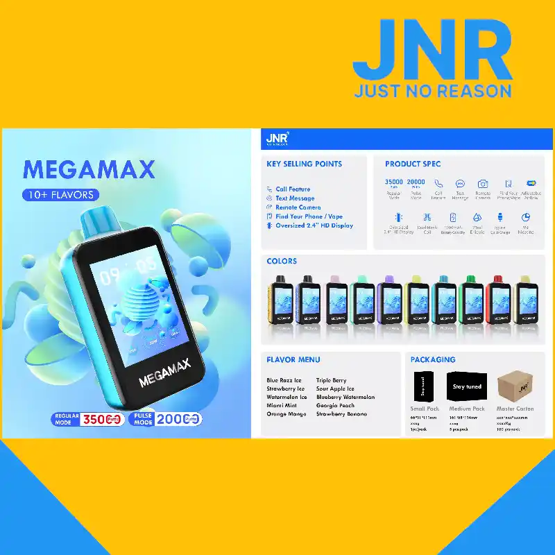 PUFF JNR MEGA MAX 35000 (2) PUFF JNR MEGA MAX 35000 (2)